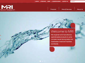 Home page of the MRI website